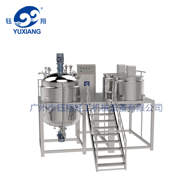 真空乳化機的清潔循環(huán)裝置如何工作【鈺翔機械】