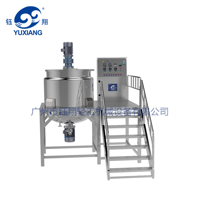 1T單向攪拌下均質蒸汽加熱攪拌鍋.466